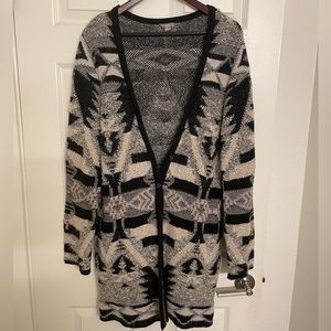 J. Jill Long Patterned Cardigan